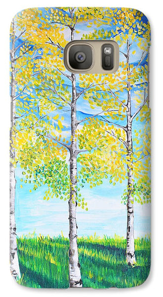 Aspen Trees triangle - Phone Case