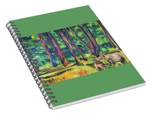 Bears in the Forest - Spiral Notebook