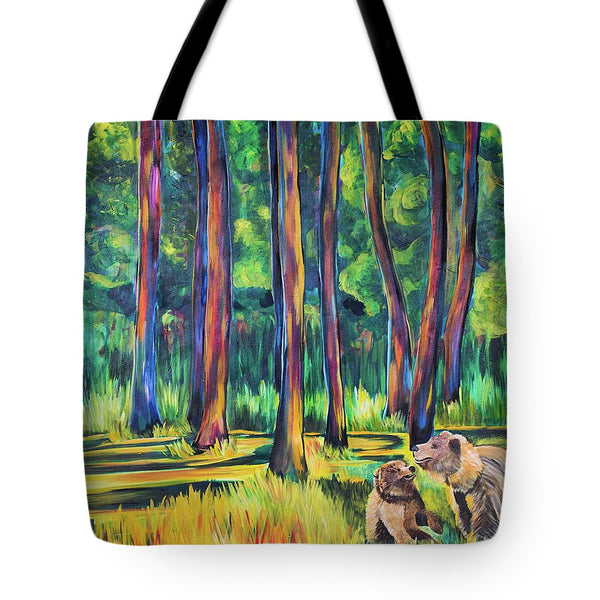 Bears in the Forest - Tote Bag
