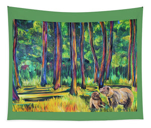 Bears in the Forest - Tapestry