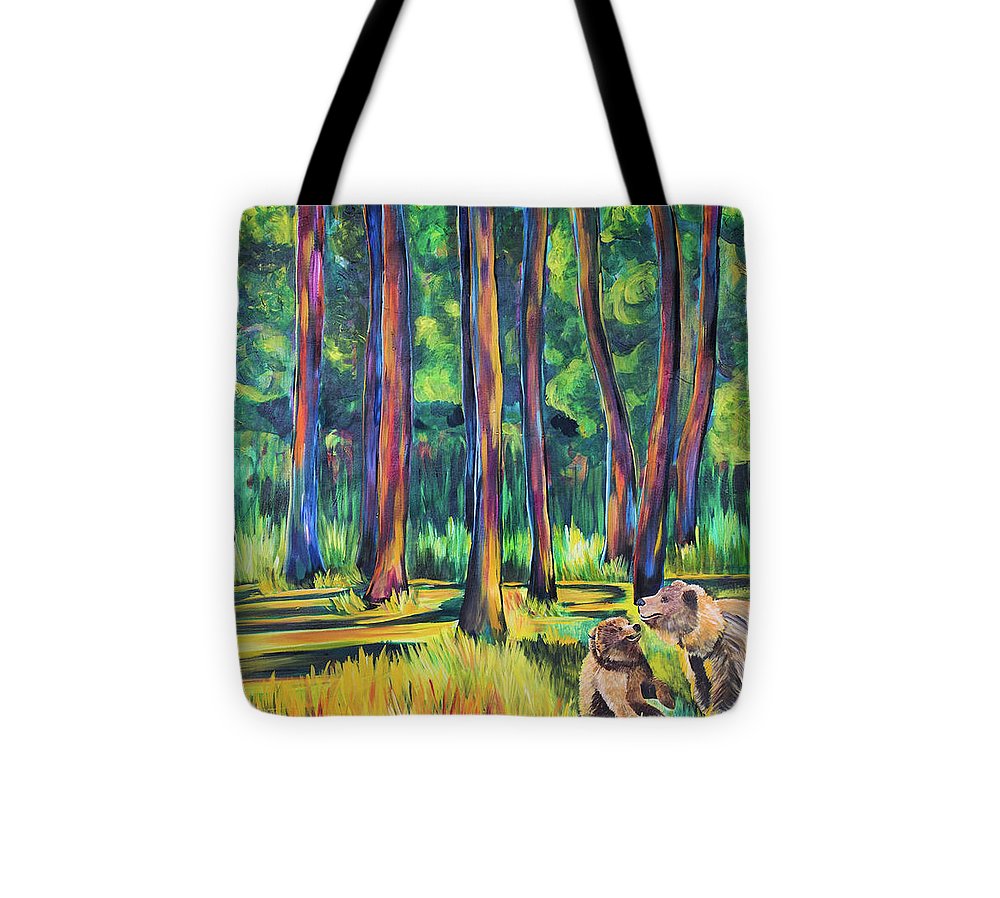 Bears in the Forest - Tote Bag