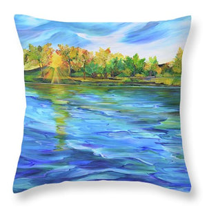 Bighorn River - Throw Pillow