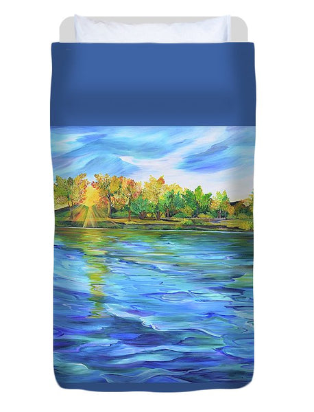 Bighorn River - Duvet Cover