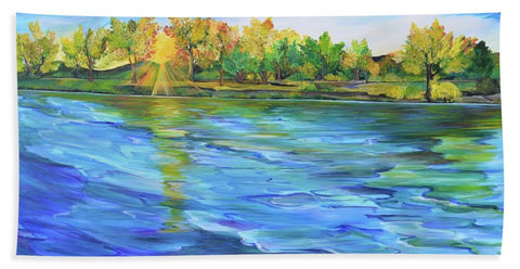 Bighorn River - Beach Towel