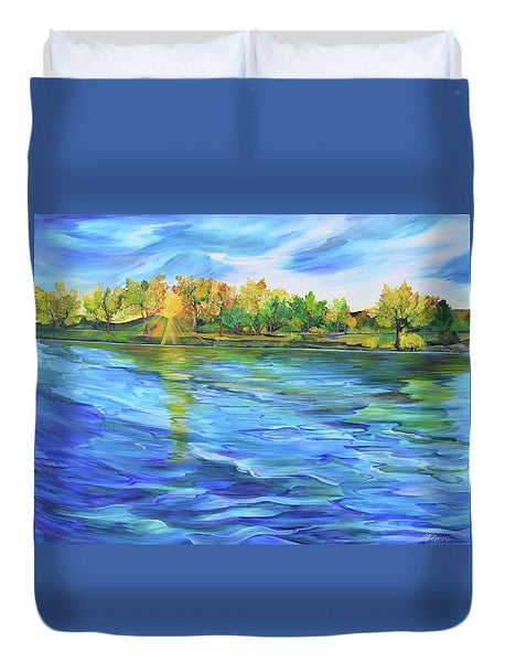 Bighorn River - Duvet Cover