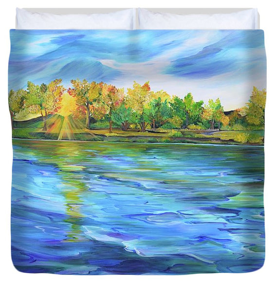 Bighorn River - Duvet Cover