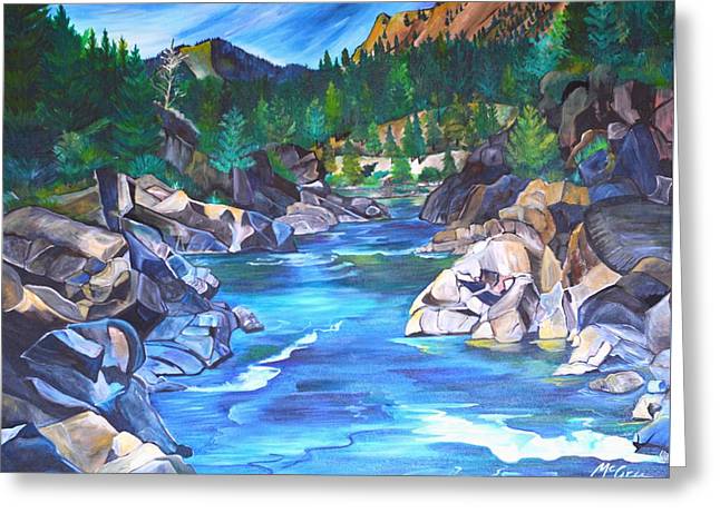 Blackfoot River - Greeting Card
