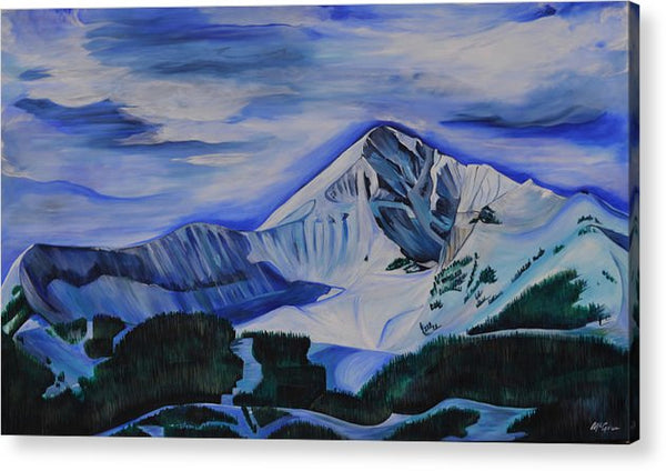 Bluebird Day on Lone Peak - Acrylic Print