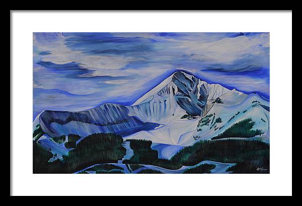 Bluebird Day on Lone Peak - Framed Print