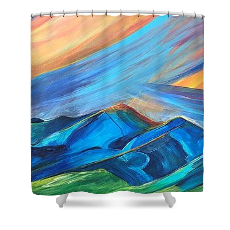 Bridger Sunset - Shower Curtain