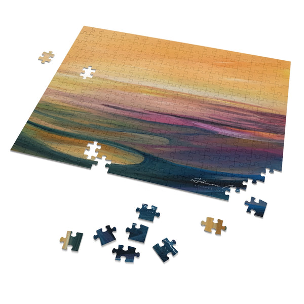 Lake Sunset: 252 Piece Puzzle