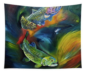 Dancing Trout - Tapestry
