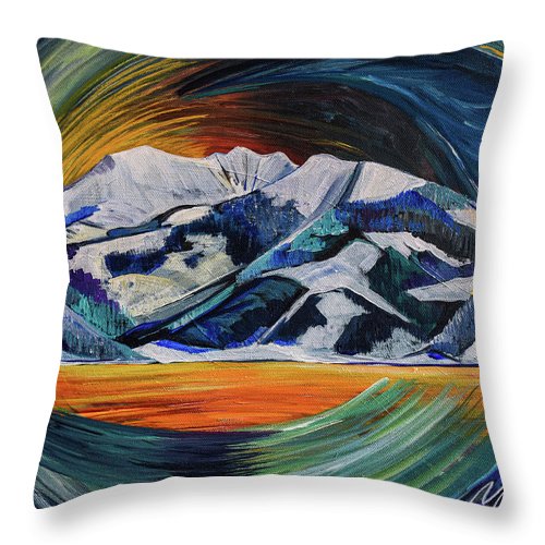 Fan Mountain  - Throw Pillow