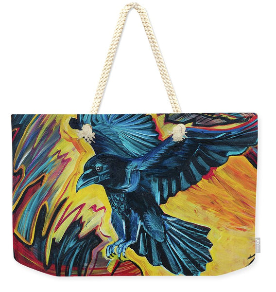 Fierce Raven - Weekender Tote Bag