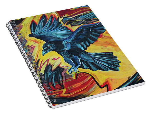 Fierce Raven - Spiral Notebook