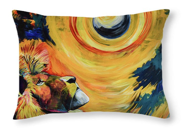 Fiercely Looking Forward - Throw Pillow
