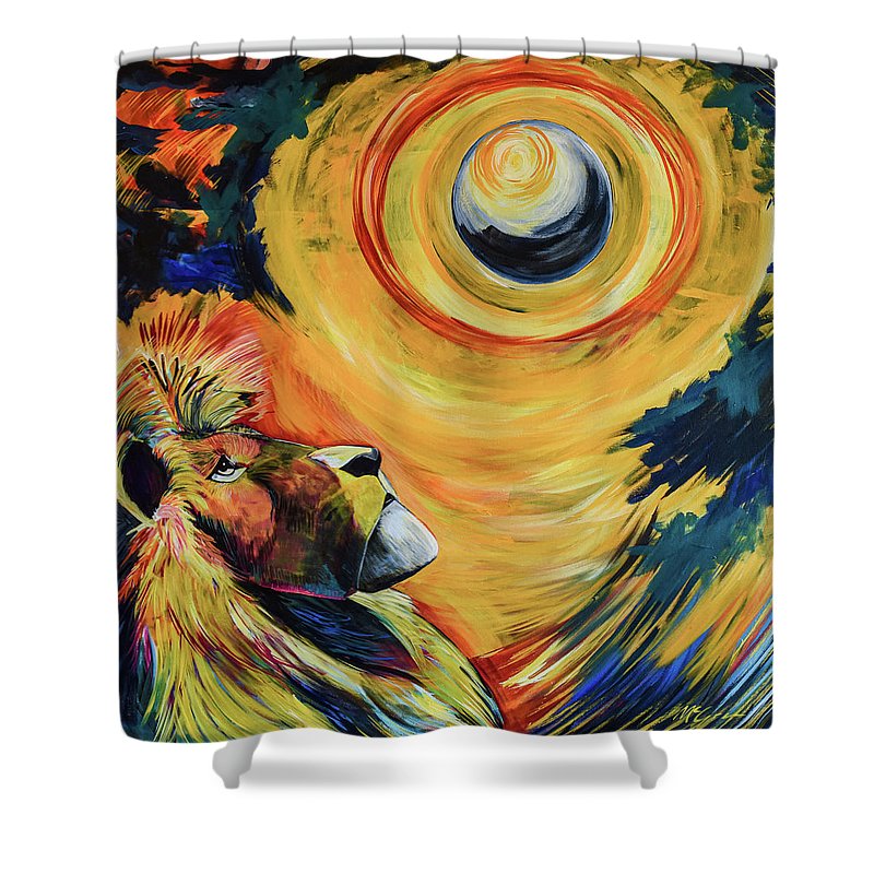 Fiercely Looking Forward - Shower Curtain