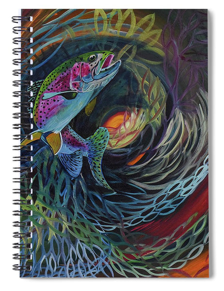 Fish Dance - Spiral Notebook