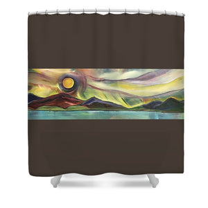 Full Montana Moon - Shower Curtain