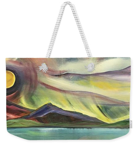 Full Montana Moon - Weekender Tote Bag