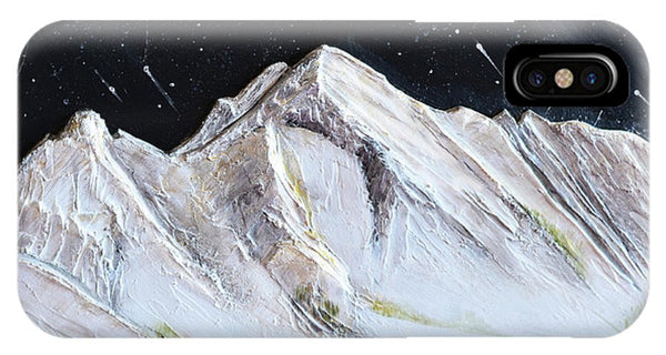 Gallatin Peak under the Stars - Phone Case