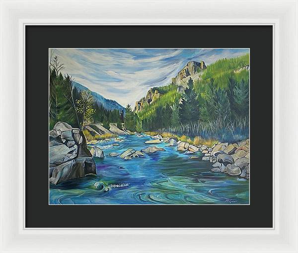 Gallatin River - Framed Print