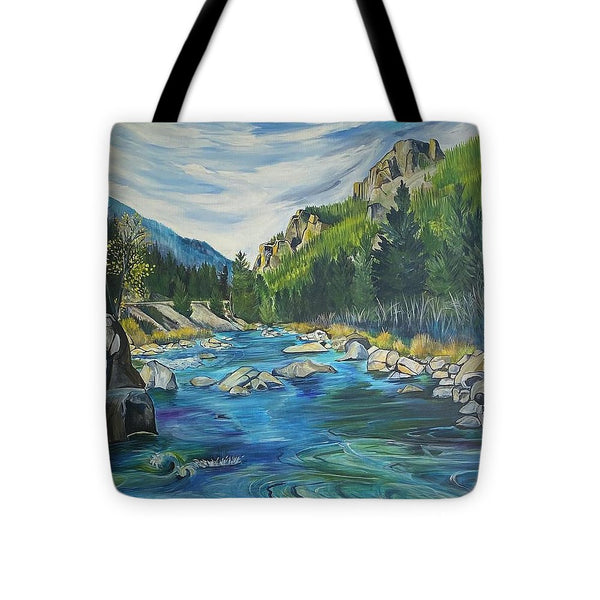 Gallatin River - Tote Bag
