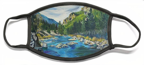 Gallatin River - Face Mask