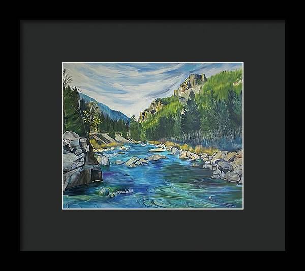 Gallatin River - Framed Print