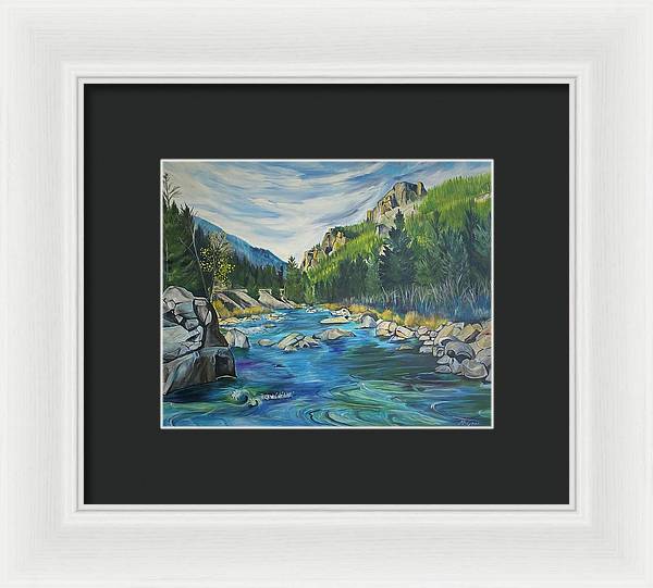 Gallatin River - Framed Print