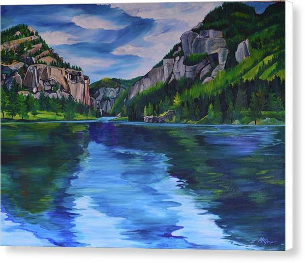 Gates of the Mountains/Missouri River - Canvas Print