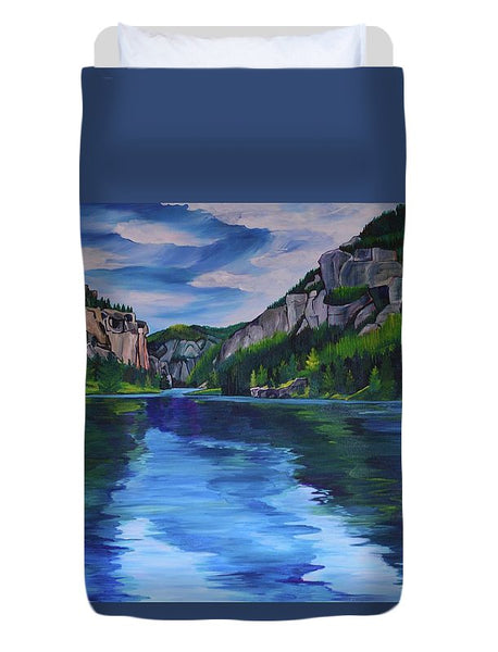 Gates of the Mountains/Missouri River - Duvet Cover