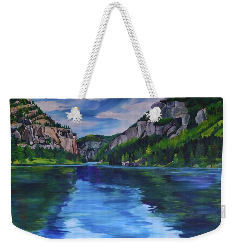 Gates of the Mountains/Missouri River - Weekender Tote Bag