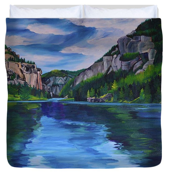 Gates of the Mountains/Missouri River - Duvet Cover