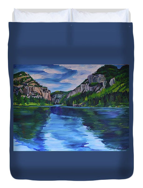 Gates of the Mountains/Missouri River - Duvet Cover