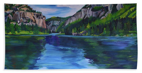 Gates of the Mountains/Missouri River - Bath Towel