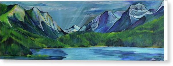 Hyalite Reservoir - Canvas Print