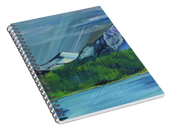 Hyalite Reservoir - Spiral Notebook