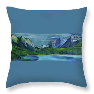 Hyalite Reservoir - Throw Pillow