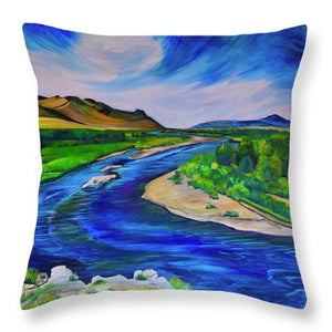Jefferson River - Throw Pillow