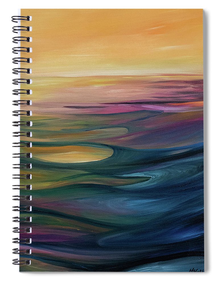 Lake Sunset - Spiral Notebook
