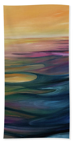 Lake Sunset - Bath Towel