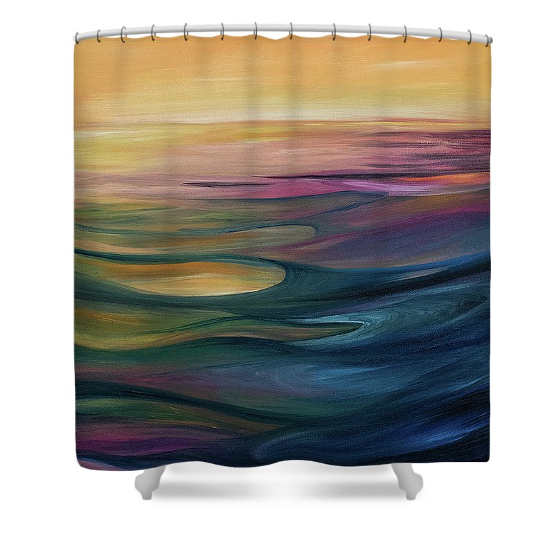 Lake Sunset - Shower Curtain