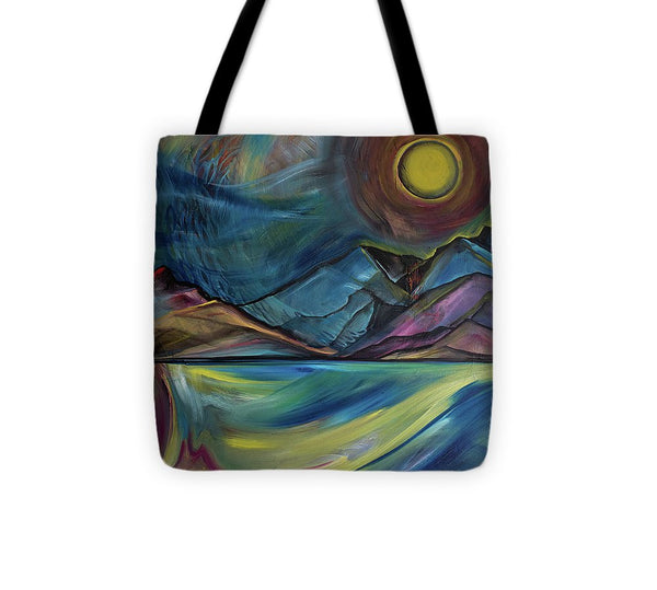 Layered Landscape Mountains 2 - Tote Bag