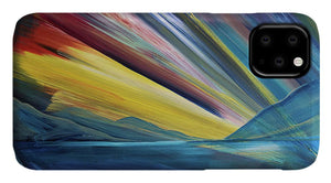 Layered Landscape Mountains 4 - Phone Case