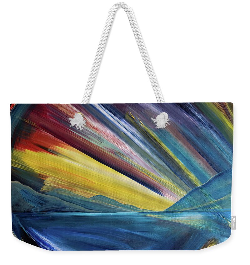 Layered Landscape Mountains 4 - Weekender Tote Bag