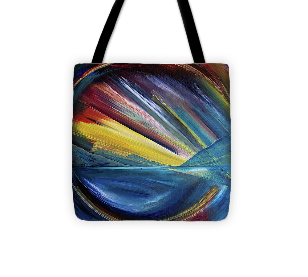 Layered Landscape Mountains 4 - Tote Bag