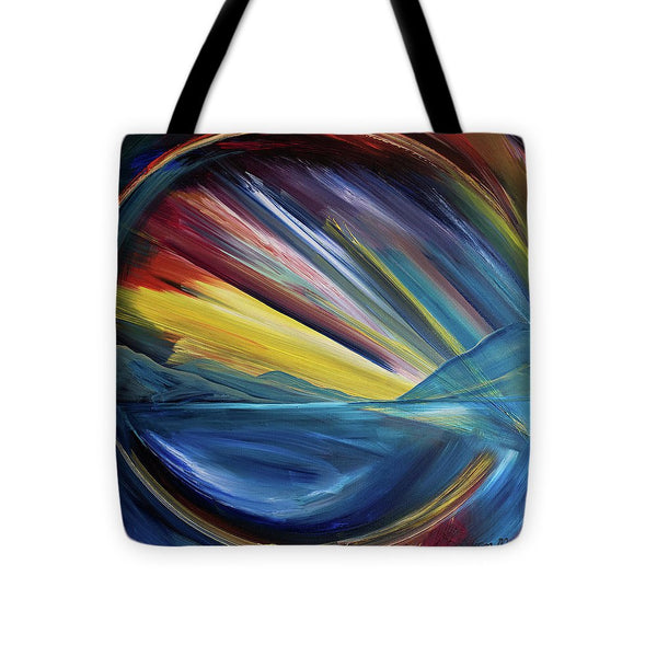 Layered Landscape Mountains 4 - Tote Bag