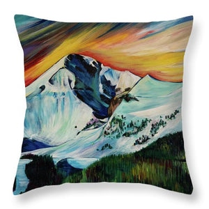 Lone Peak - Throw Pillow