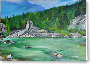Madison River Float - Greeting Card